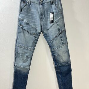 G Star RAW Jeans Mens 30x32 Blue AirBlaze 3D Skinny Leg Super Stretch Denim NWT